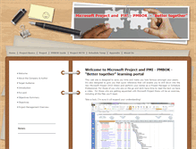 Tablet Screenshot of microsoft-project-and-pmbok-better-together.info